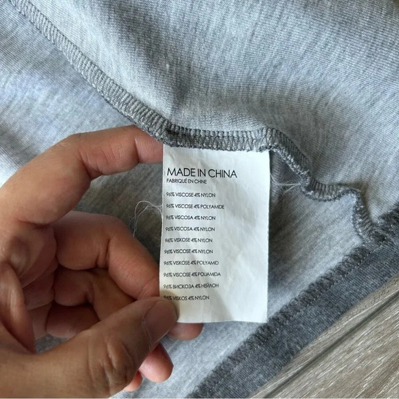 Club Monaco Tie Front Draped French Terry Cardigan - Picture 11 of 13